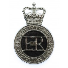 West Yorkshire Metropolitan Police Cap Badge - Queen's Crown