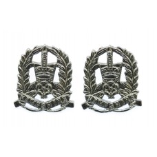 Pair of Hampshire Constabulary Collar Badges - Queen's Crown