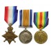 WW1 1914-15 Star Medal Trio - Cpl. F.T. Plummer, 11th Bn. A.I.F. (Gallipoli)