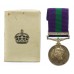 General Service Medal (Clasp - Palestine 1945-48) - Sigmn. G. Hanson, Royal Signals