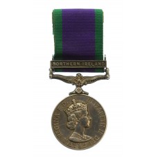 Campaign Service Medal (Clasp - Northern Ireland) - LBdr. S.C. Brady, Royal Artillery