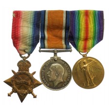 WW1 1914-15 Star Medal Trio - Dvr. H. Farrar, Royal Field Artillery