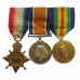 WW1 1914-15 Star Medal Trio - Dvr. H. Farrar, Royal Field Artillery