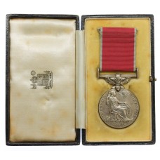George VI British Empire Medal (Civil Division) - Robert Longstaff, who was awarded the BEM for rescuing a pilot from a Hampden Bomber after it had crashed nearby