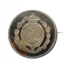 WW1 Royal Engineers 1916 Hallmarked Silver & Tortoiseshell Sweetheart Brooch