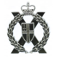 London Yeomanry & Territorials Anodised (Staybrite) Cap Badge