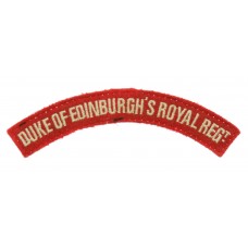 Duke of Edinburgh's Royal Regiment (DUKE OF EDINBURGH'S ROYAL REGT) Cloth Shoulder Title