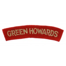 Green Howards (GREEN HOWARDS) Cloth Shoulder Title