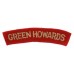 Green Howards (GREEN HOWARDS) Cloth Shoulder Title