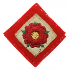 42nd (Lancashire) Division Cloth Formation Sign