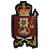 Scots Guards Colour Sergeants Arm Badge - Queen's Crown