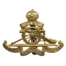 Royal Artillery Cap Badge - King's Crown