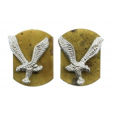 Pair of Army Air Corps Anodised (Staybrite) Collar Badges (2nd Pa