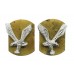 Pair of Army Air Corps Anodised (Staybrite) Collar Badges (2nd Pattern)