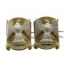 Pair of Royal Scots Dragoon Guards Anodised (Staybrite) Collar Badges 