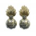 Pair of Royal Highland Fusiliers (R.H.F.) Anodised (Staybrite) Collar Badges 