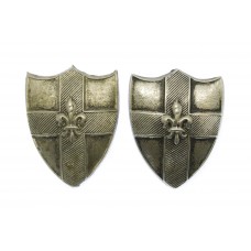 Pair of Lincoln City Police Collar Badges