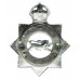 Surrey Constabulary Senior Officer's Enamelled Cap Badge - King's Crown