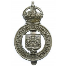 Northampton Borough Police Cap Badge - King's Crown