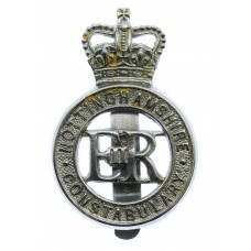 Nottinghamshire Constabulary Cap Badge - Queen's Crown