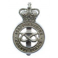 Staffordshire County Police Cap Badge - Queen's Crown