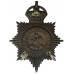 Kent Constabulary Night Helmet Plate - King's Crown