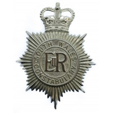 South Wales Constabulary Helmet Plate - Queen's Crown