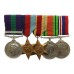 GSM (Clasp - Palestine) and WW2 Prisoner of War Medal Group of Five - Pte. J.F. Adkins, 1st Bn. Sherwood Foresters (Notts & Derby Regiment)