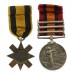 Ashanti Star 1896 and Queen's South Africa Medal (Clasps - Cape Colony, Tugela Heights, Relief of Ladysmith) with Four Sporting Medals - Company Sergeant Major W. Carter, Army Service Corps