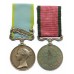 1854 Crimea Medal (Clasp - Sebastopol) and Turkish Crimea Medal Pair - Pte. W. Kennewell, 95th Regiment of Foot (Derbyshire)