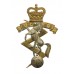 Royal Electrical & Mechanical Engineers (R.E.M.E.) Officer's Dress Cap Badge - Queen's Crown