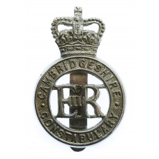 Cambridgeshire Constabulary Cap Badge - Queen's Crown