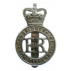 Cambridgeshire Constabulary Cap Badge - Queen's Crown