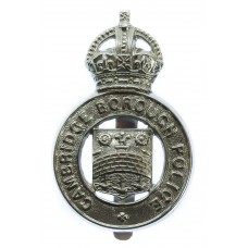 Cambridge Borough Police Cap Badge - King's Crown