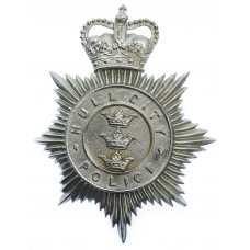 Hull City Police Helmet Plate - Queen's Crown