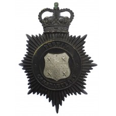 Durham Constabulary Night Helmet Plate - Queen's Crown