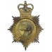 Durham Constabulary Night Helmet Plate - Queen's Crown