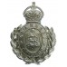 Guernsey Police Wreath Helmet Plate - King's Crown