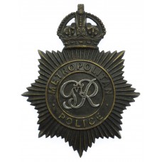 George VI Metropolitan Police Night Helmet Plate 