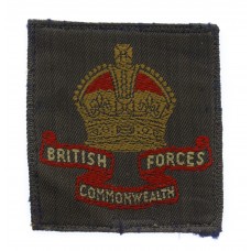 British Commonwealth Forces Silk Embroidered Formation Sign