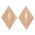 Pair of 1st Corps Printed Formation Signs