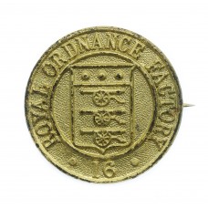 WW2 Royal Ordnance Factory 16 (Patricroft ROF) War Workers Lapel 