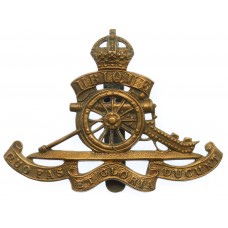 Royal Artillery Cap Badge - King's Crown