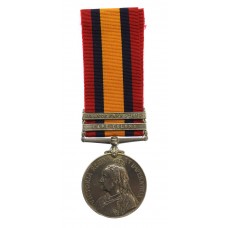 Queen's South Africa Medal (2 Clasps - Cape Colony, Orange Free State) - Pte. H. Green, 1st Bn. Essex Regiment
