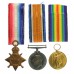 WW1 1914-15 Star Medal Trio - Pte. T. Wilson, 19th (4th City Pals) Bn. Manchester Regiment - K.I.A. 13/02/16