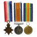 WW1 1914-15 Star Medal Trio - Pte. T. Wilson, 19th (4th City Pals) Bn. Manchester Regiment - K.I.A. 13/02/16