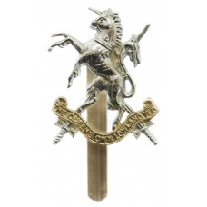 The Queen's Own Lowland Yeomanry Anodised (Staybrite) Cap Badge