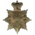 Victorian Ist Volunteer Bn. West Riding Regiment Officer's Helmet Plate