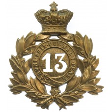Victorian 13th Regiment of Foot (Ist Somersetshire) Shako Plate (