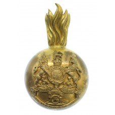 Royal Artillery Officer's Busby Badge & Plume Holder - King's Crown